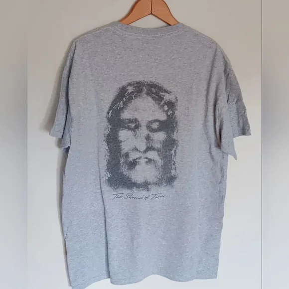 Vintage Y2k Shroud Of The Turin Tshirt - Picture 1 of 2